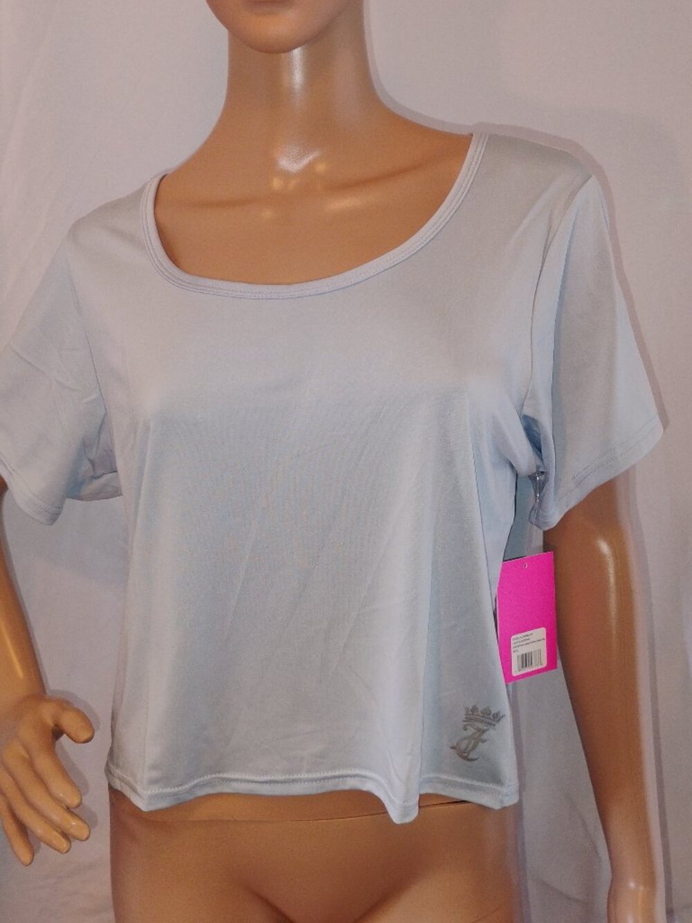 Juicy Couture Sport | Solid Skyway Short Sleeve Workout Top | XL | NWT